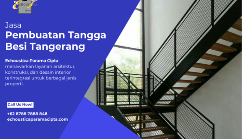 jasa pembuatan tangga besi tangerang