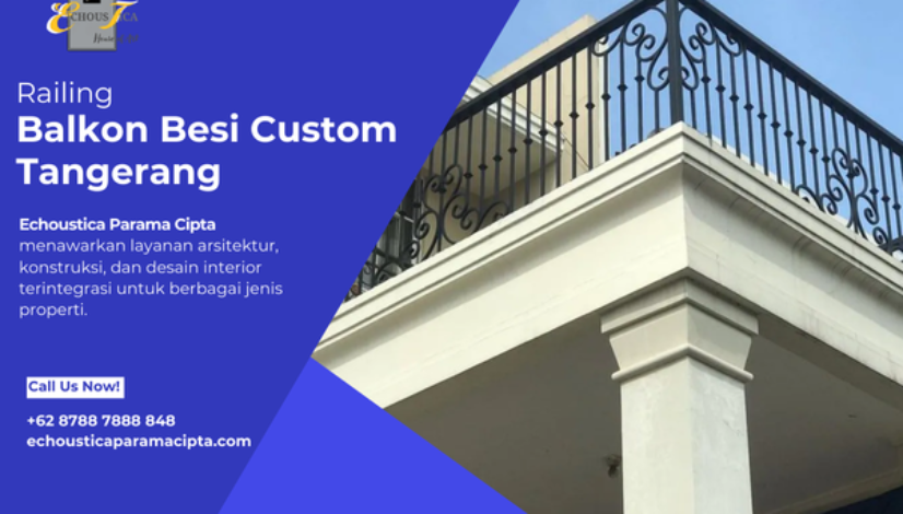 railing balkon besi custom tangerang